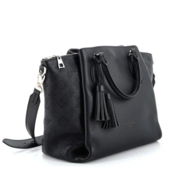 Louis Vuitton Haumea Mahina Noir Satchel Shoulder Bag - Picture 14 of 15